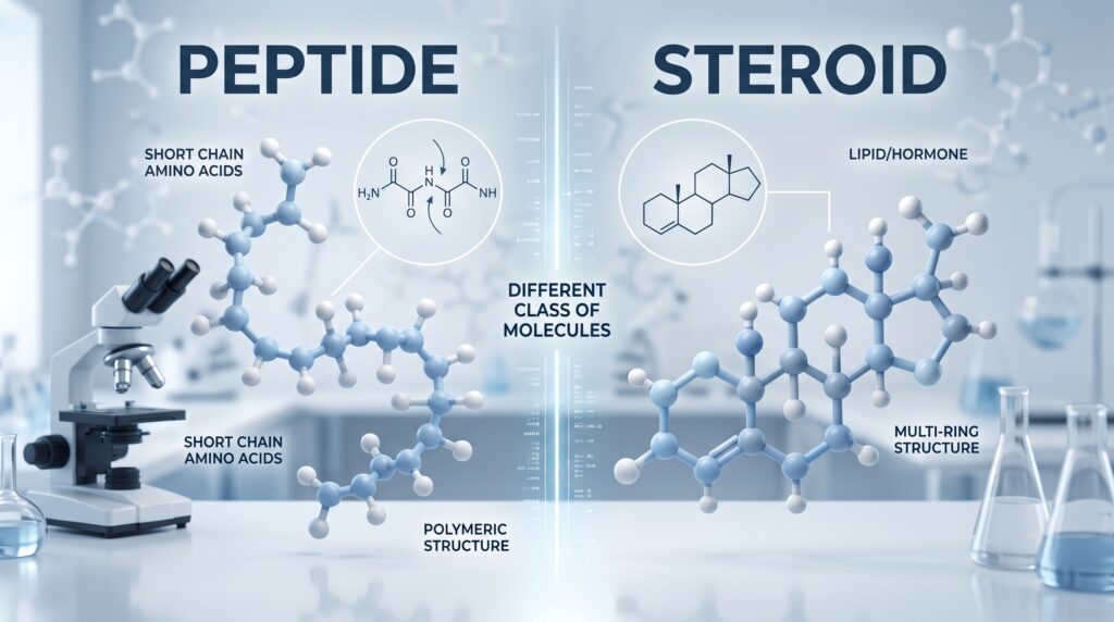 are peptides steroids