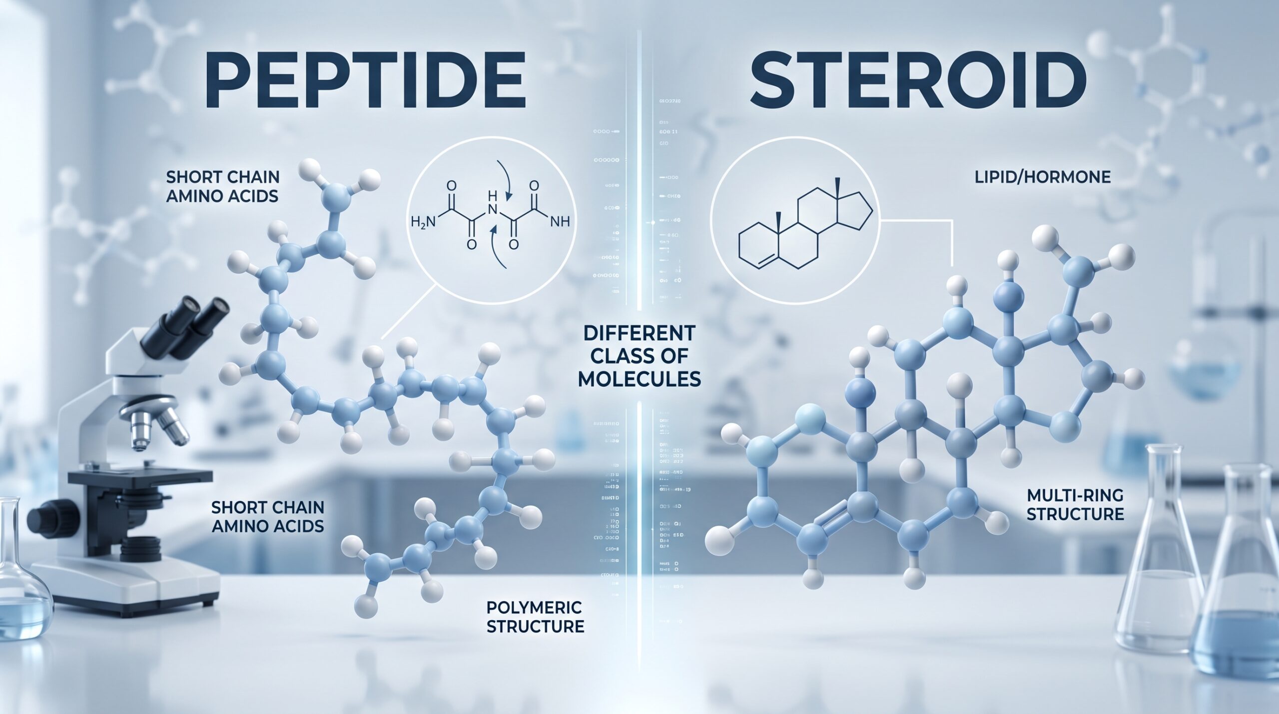 are peptides steroids