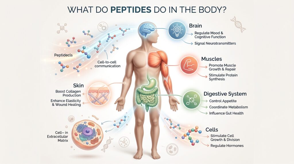 what do peptides do in the body