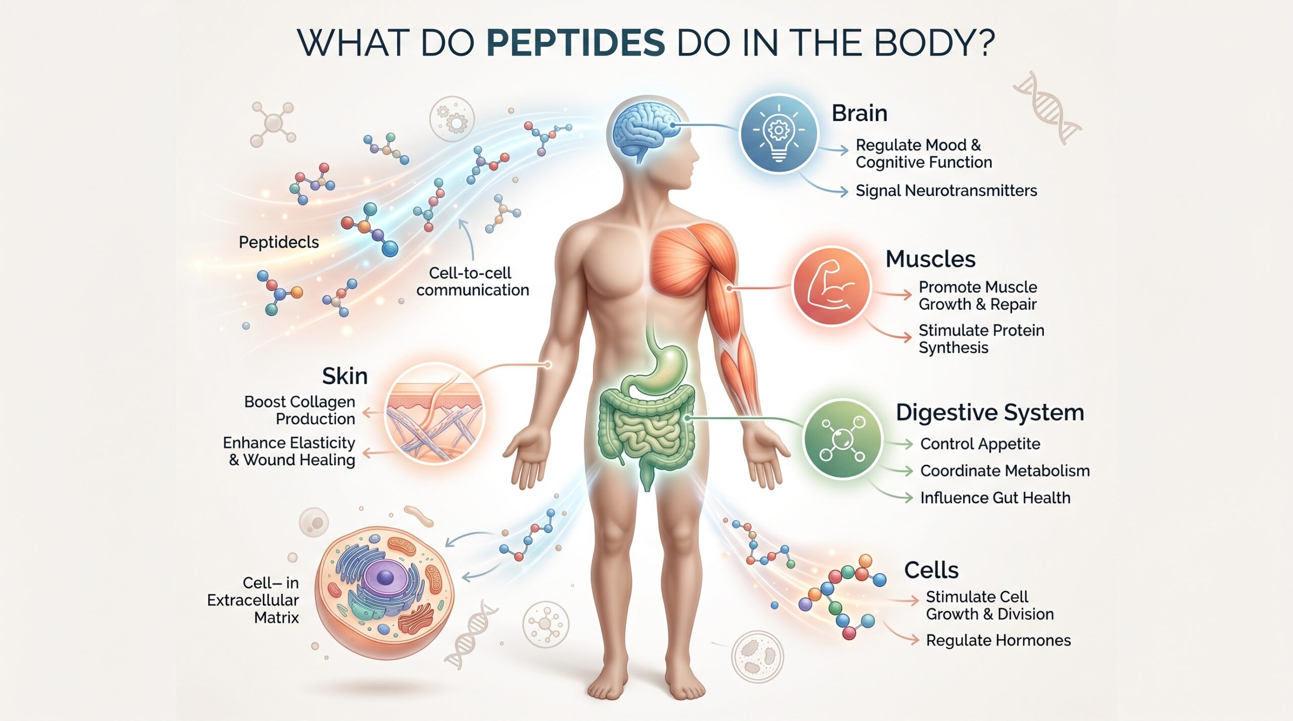 what do peptides do in the body